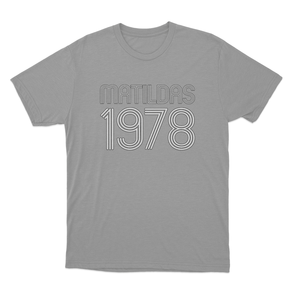MATILDAS 1978 Unisex T Shirt Grey MATILDAS 1978 Unisex T Shirt Grey