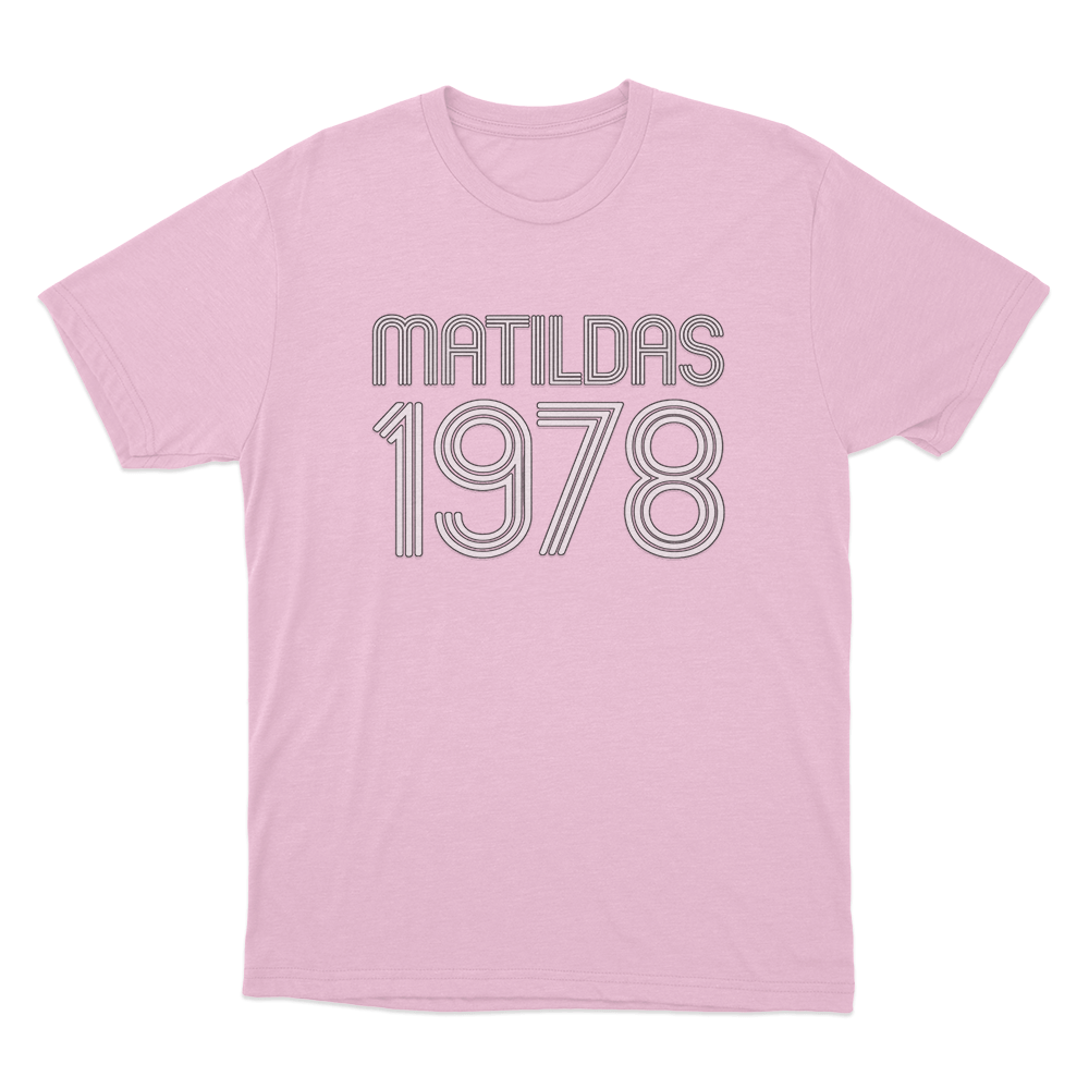 MATILDAS 1978 Unisex T Shirt Pink MATILDAS 1978 Unisex T Shirt Pink