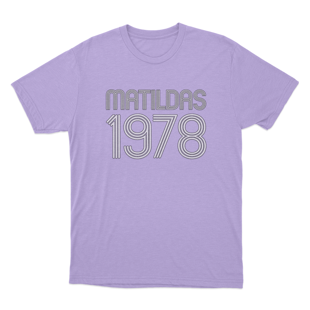 MATILDAS 1978 Unisex T Shirt Purple MATILDAS 1978 Unisex T Shirt Purple